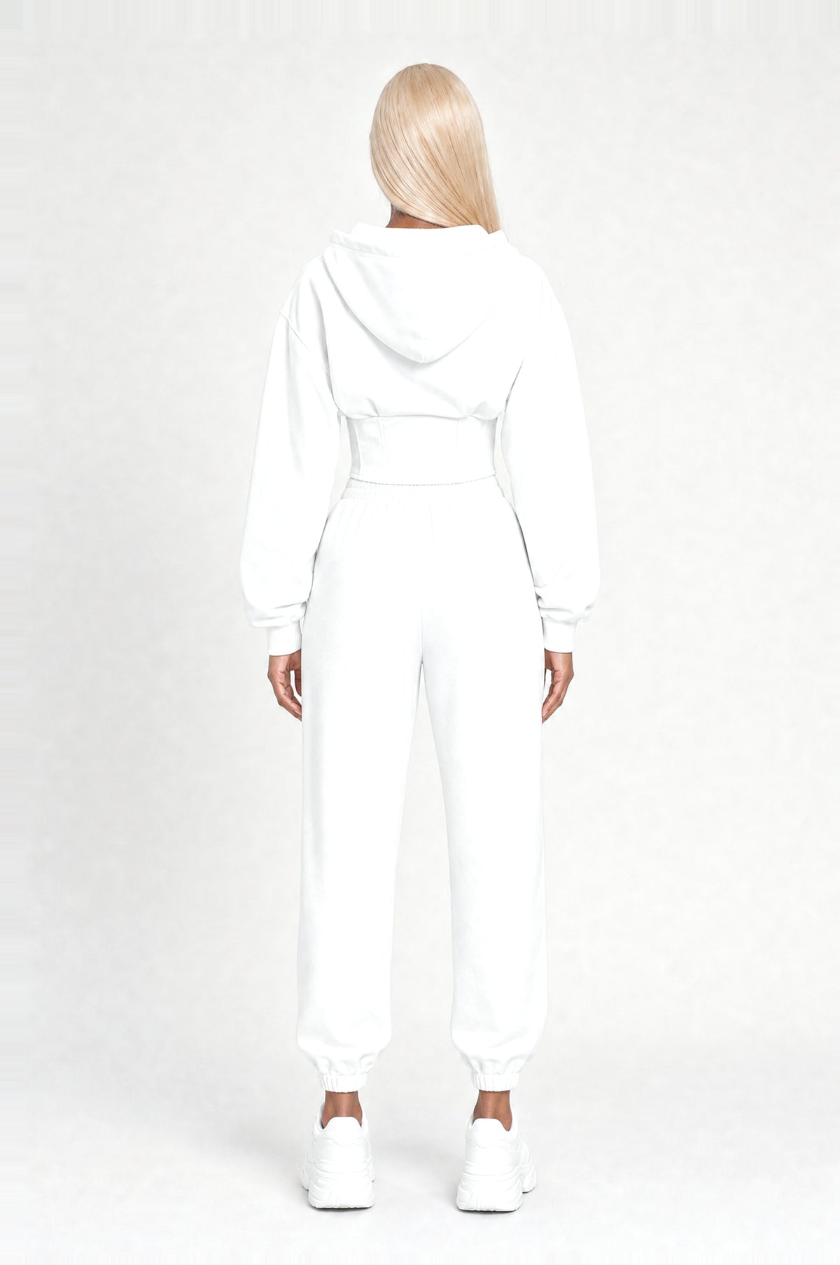 Battersea Lounge Set in White, back