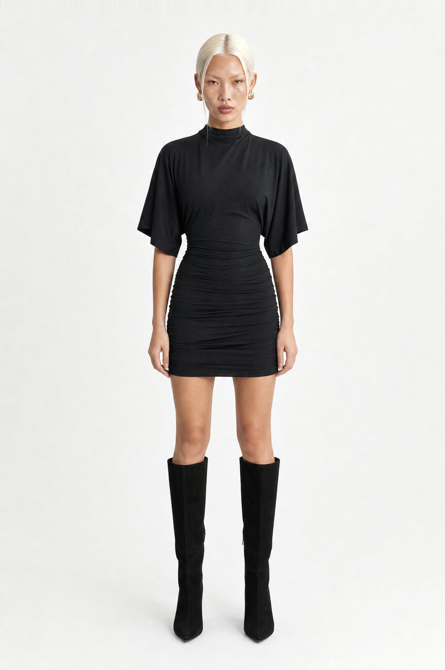 The Covent Open-Back Mini Dress