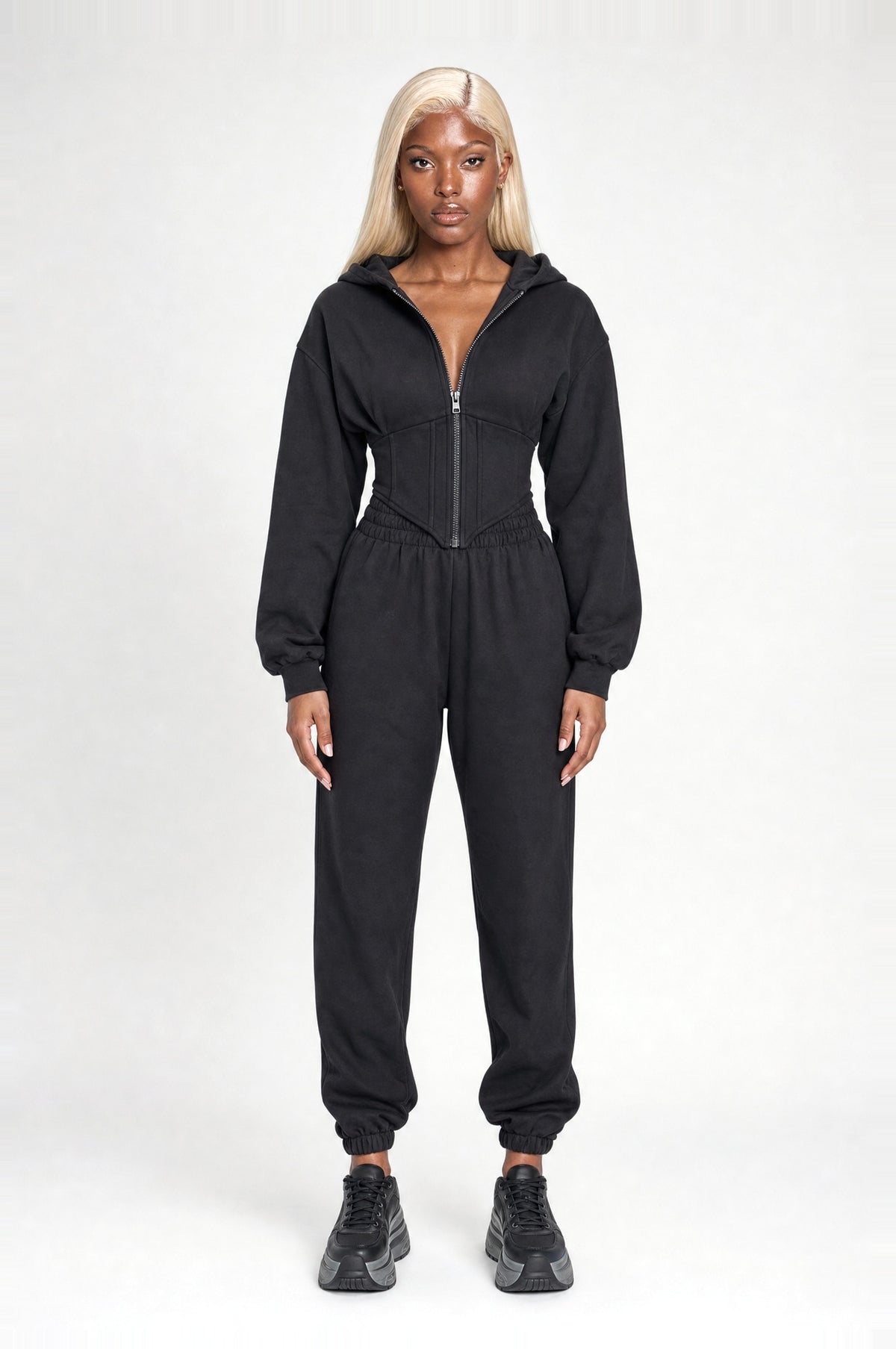 Battersea Lounge Set in Black, front