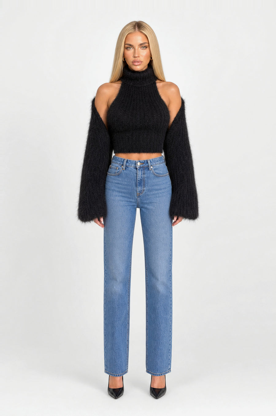 The Angel Fluffy Knit Two-Piece