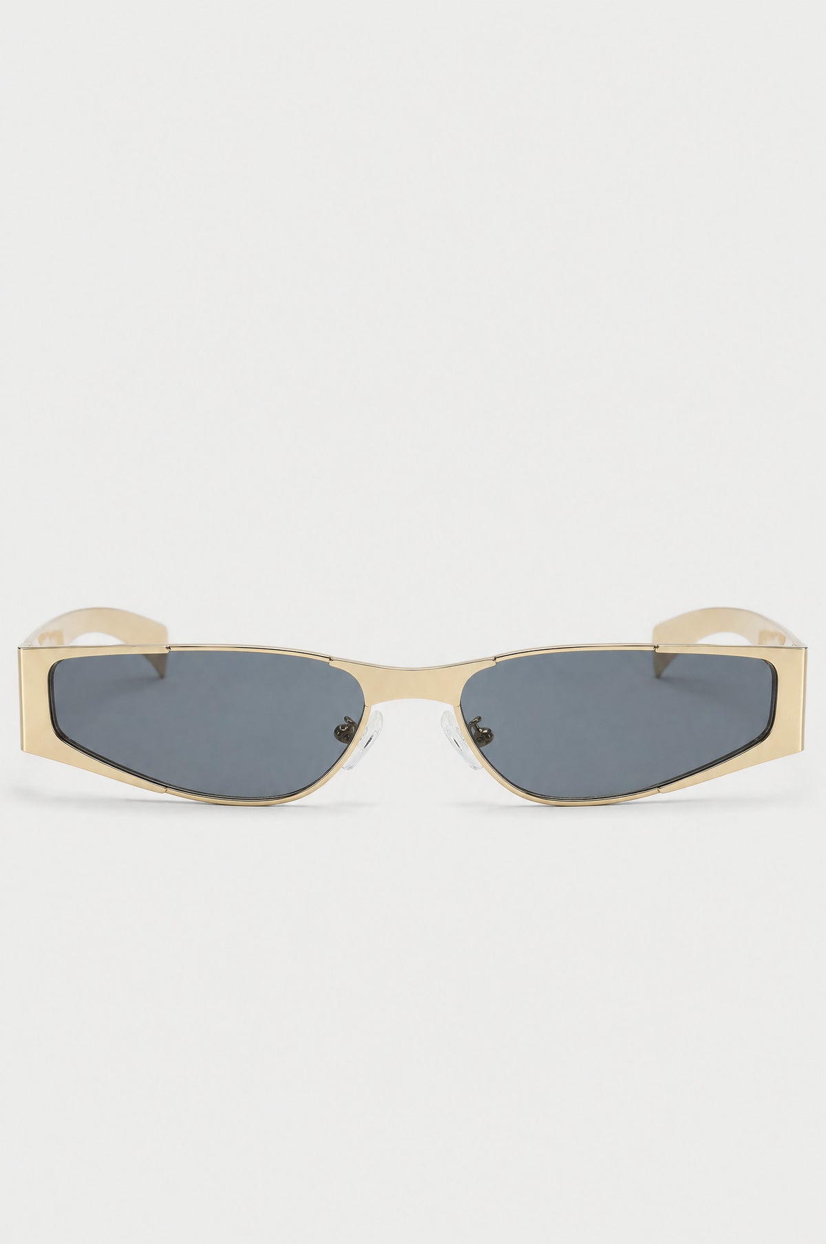 The Putney Wrap Sunglasses in Gold, front
