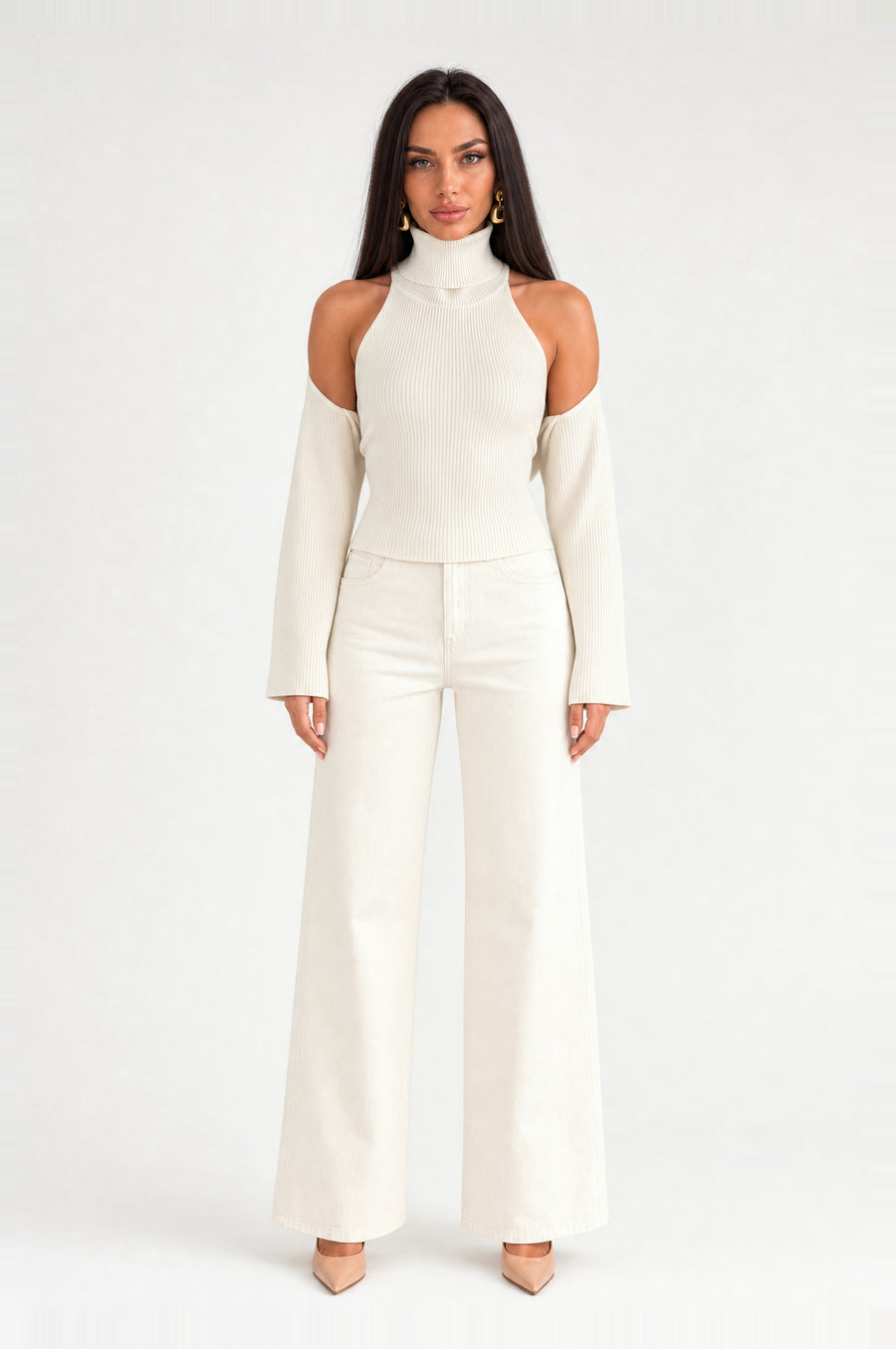 The Kennington Halter Knit Two-Piece